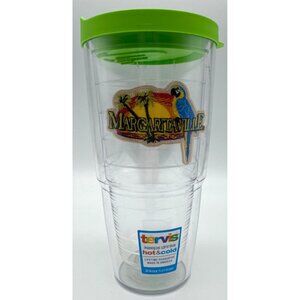 Tervis Tumbler  & Lid 24 oz. Margaritaville Buffett Logo Pool Pool, boat NEW!